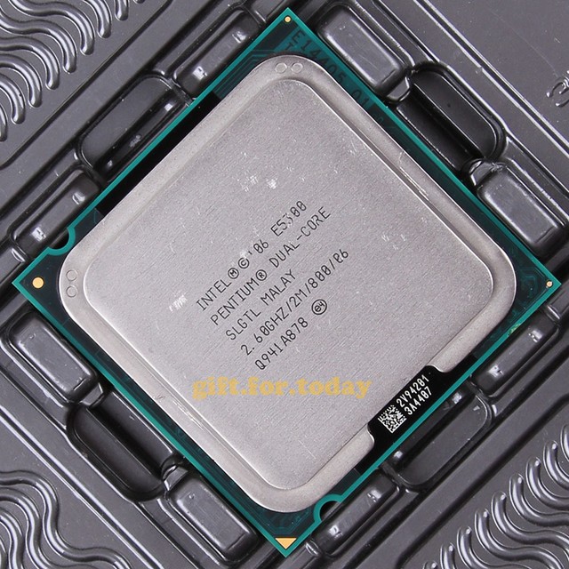 Original Intel Pentium E5300 2.6 GHz Dual-Core (BX80571E5300) Processor ...