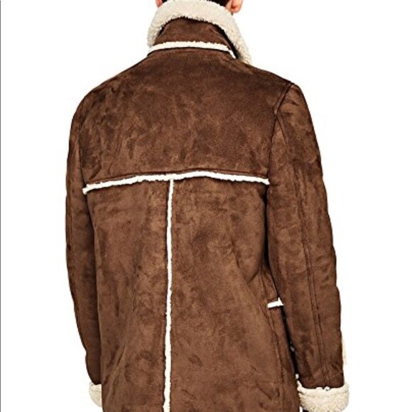 Zara Men's Shearling Winter Coat Jacket SOLD OUT!! New image 7