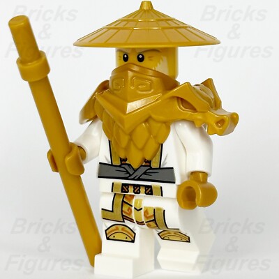 ウウ LEGO Ninjago Sensei Wu Minifigure Crystalized Master Ninja 71775