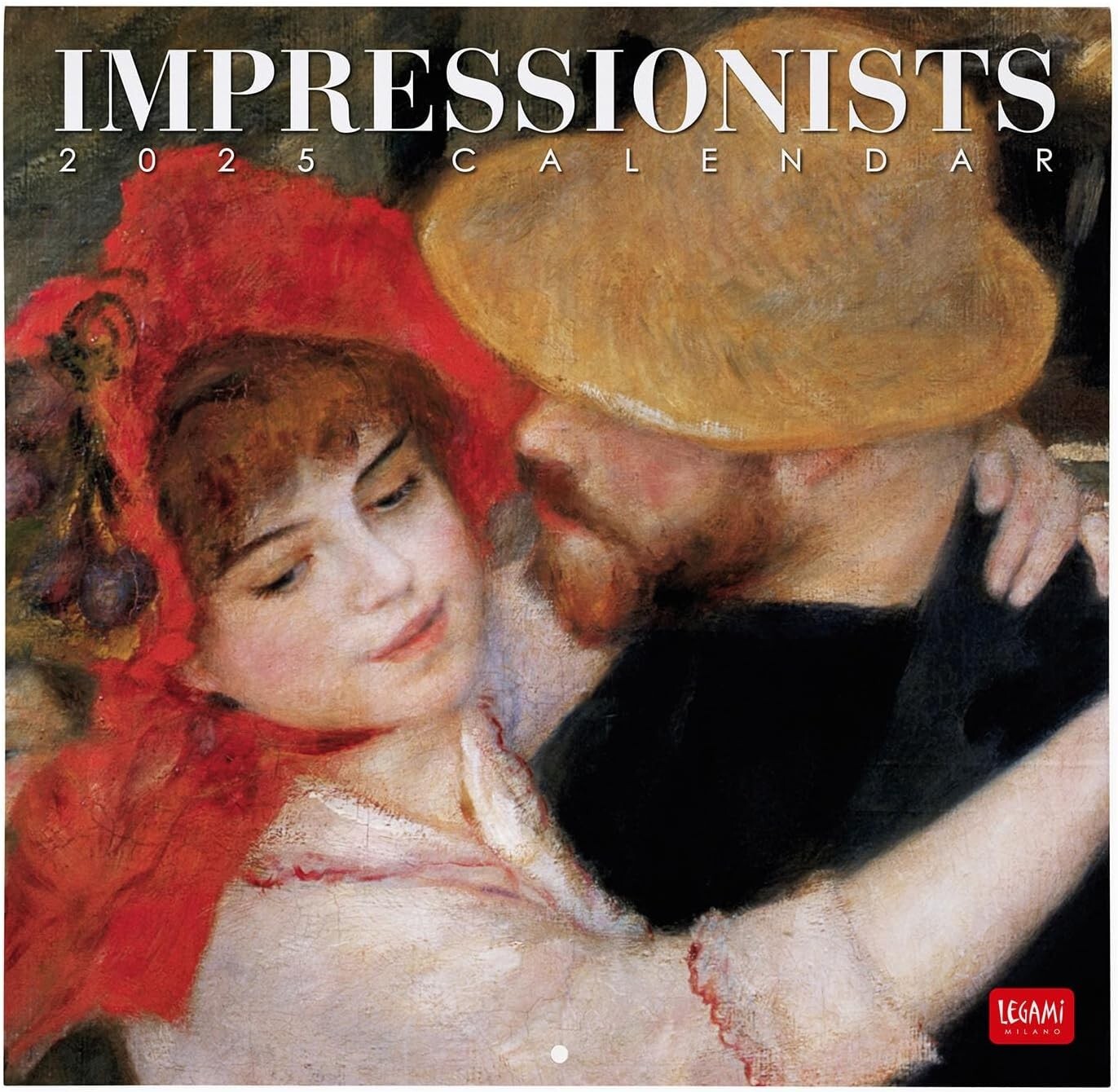 CALENDARIO impressionisti 2025 LEGAMI cm 30x29h IMPRESSIONISTS da parete VERTICA