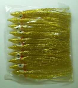 4-1/4" Octopus Squid North Pacific Saltwater Trolling Lure Skirt 10 Pack