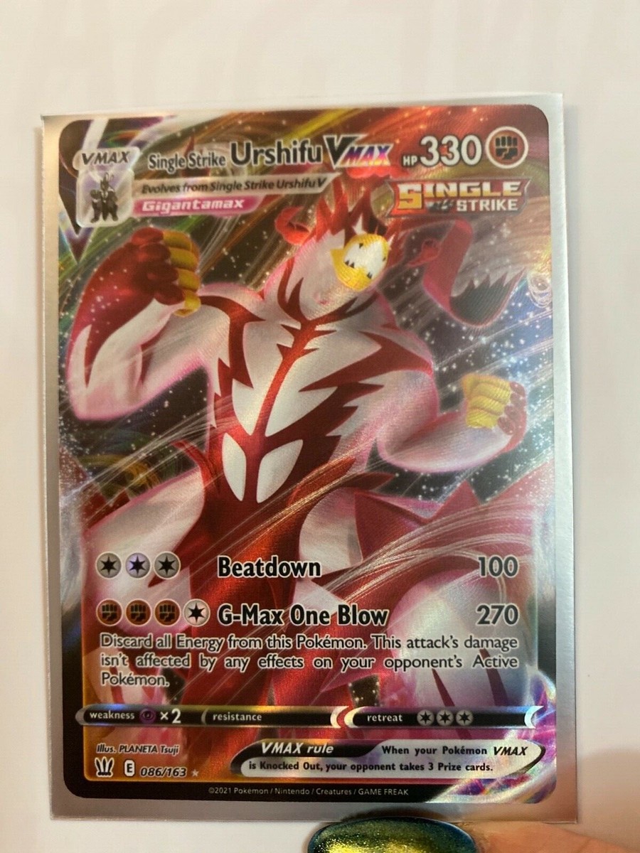 Single Strike Urshifu Vmax Full Art Holo - Battle Styles