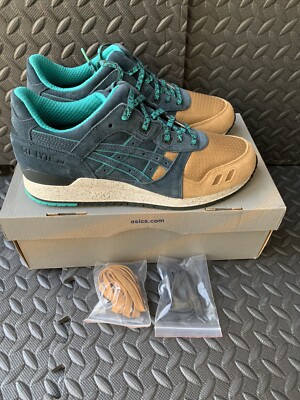 ASICS Gel-Lyte III Concepts Three Lies Size H32LK-9194 CHARCOAL/GOLD NIB 