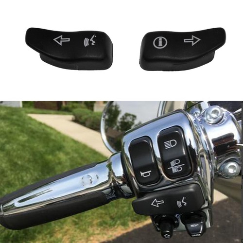 1 Pair Turn Signal Extension Caps Cover Fit For Harley Electra Glide