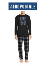 Men's Pajamas Set Aeropostale Sleepwear Loungewear Rare Gift Box 2-Piece SM - XL