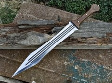 Custom Handmade Carbon Steel Blade Romans Gladius Sword Hunting Sword Camping