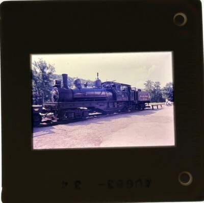 1983 CASS SCENIC RAILROAD TRAIN, WEST VIRGINIA 35mm Film Slide FREE US SHIPPING!