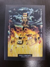 1991 Brockum Rockcards IRON MAIDEN STICKER Eddie holy smoke card