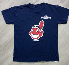 Team Athletics 2016 Cleveland Indians Chief Wahoo T Shirt - Youth Large 14-16