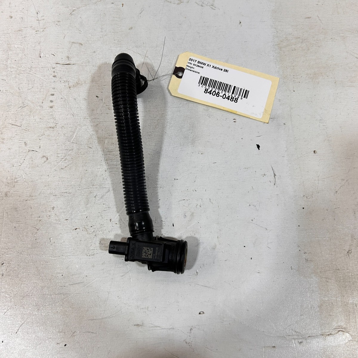 BMW X1 F48 2016-2019 2.0L CRANKASE VENTILATION HEATED PIPE HOSE W 