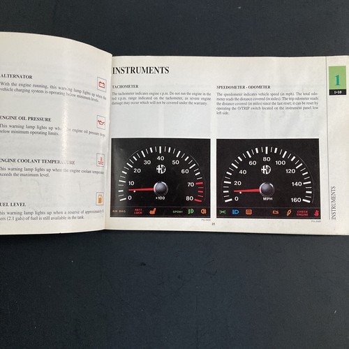 Alfa Romeo 164 1994 US 50 State Owner’s Manual In Good Condition - Picture 2 of 19