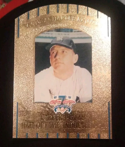 1997 Score Board Shoe Box Mickey Mantle #74-P HOF Inductee 1974 Foil Die-Cut...