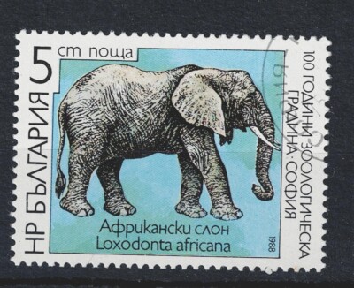 Romania Fauna Wild Animals Elephant stamp 1988 A-24 | eBay