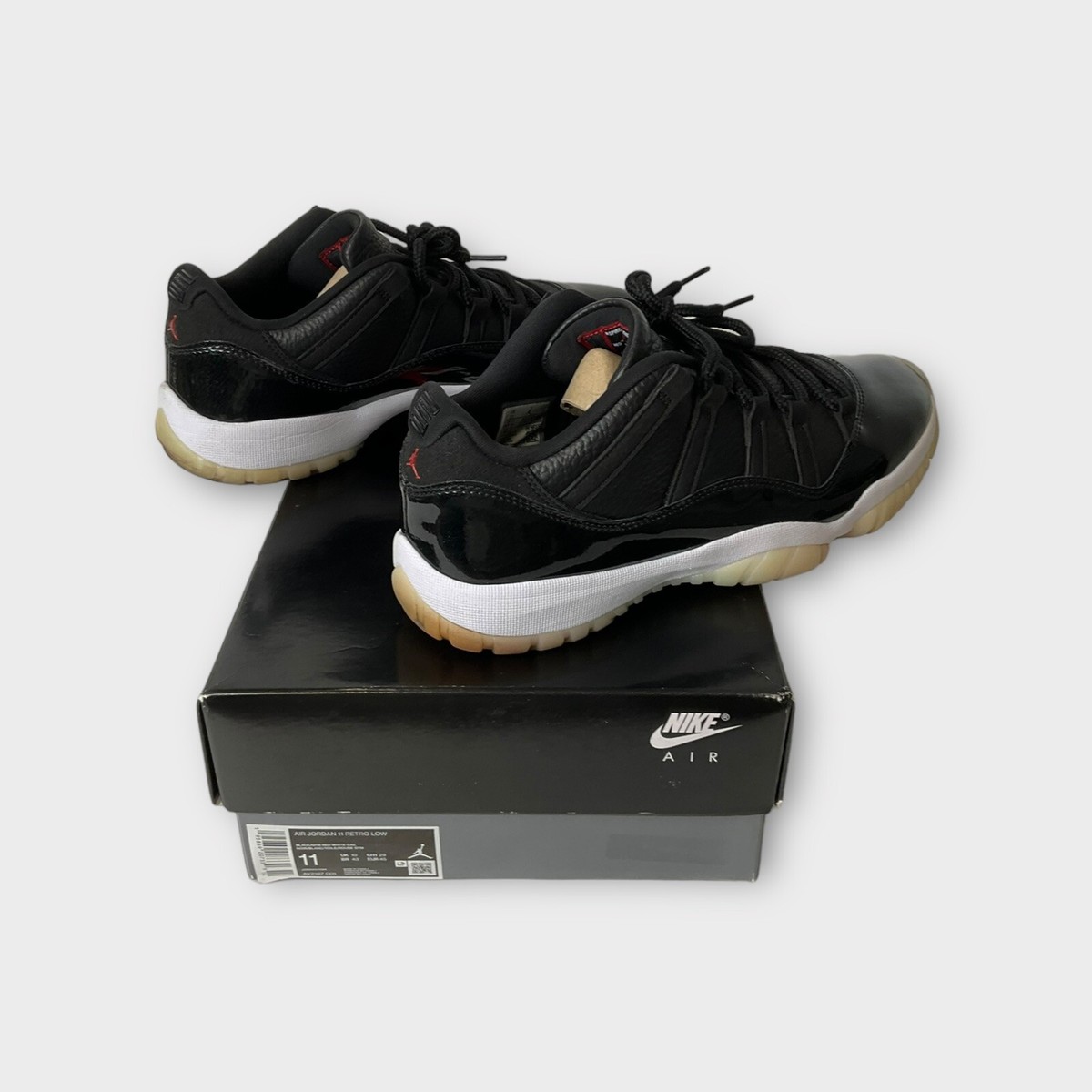 Nike Mens Air Jordan 11 Low Retro AV2187-001 Black \