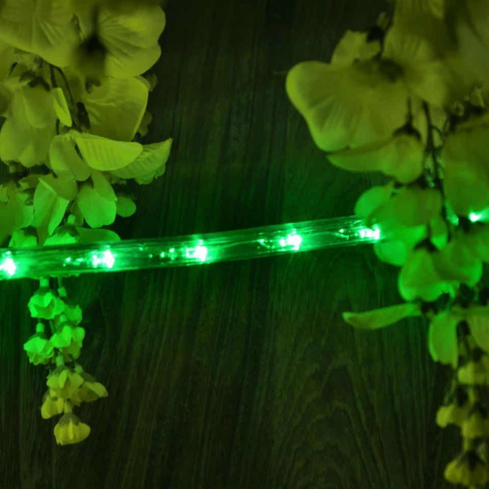 10 m LED Lichterschlauch Leucht-Schlauch 240 LED grün Weihnachtsbeleuchtung Xmas - Bild 2 von 4