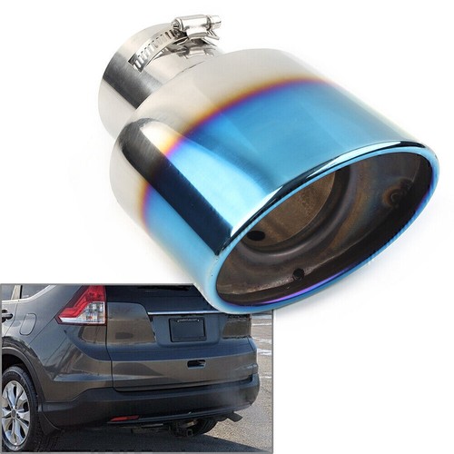 Oem Exhaust Replacement Blue Roasted Dual Exhaust Pipe Tip – Stainless Steel Muffler Tail For Car/SUV, 6.24cm Diameter, OXILAM Exhaust Pipe Tip Dual - Foto 8