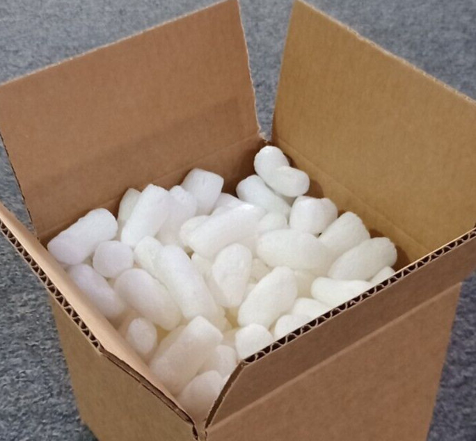 Packing Peanuts and box combo ✅ New RE-useable 7x7x7" Shipping Box