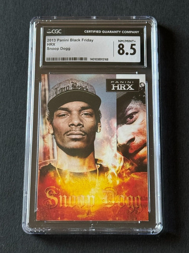 2013 Panini HRX Black Friday SNOOP DOGGY DOGG Exclusive Rap Music Card CGC 8.5