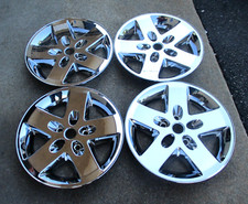 17 Set Of Four 4 Chrome Skins 2007-2017 Jeep Wrangler 5 Spoke Alloy Rims
