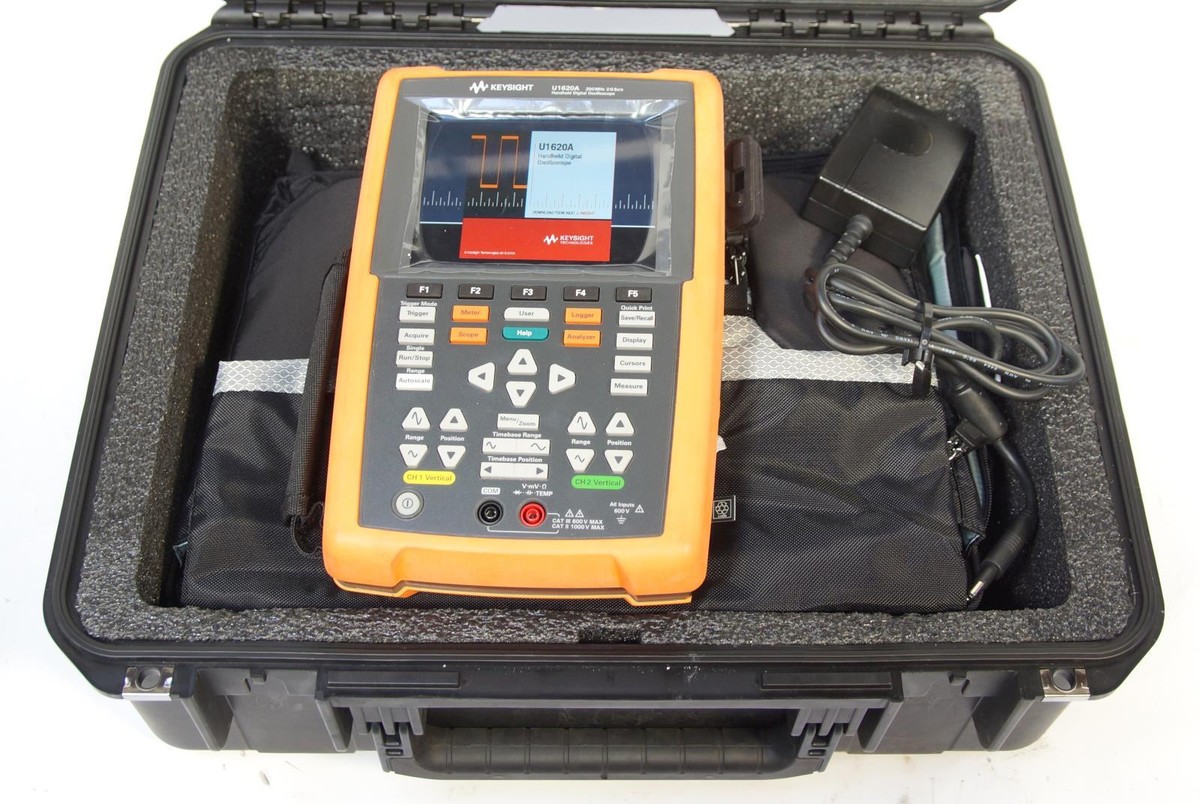 Agilent / Keysight U1620A Handheld Oscilloscope 200MHz 2 Ch 2 GSa