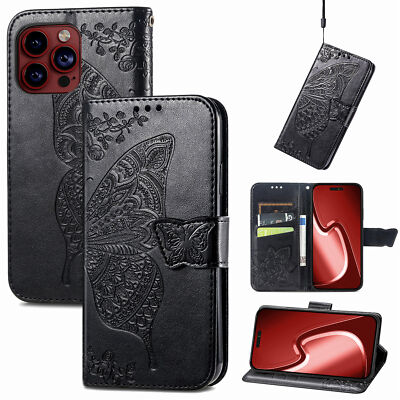 Dustproof Leather Card Wallet Case For Xiaomi OPPO MOTO Phone Flip Stand Luxury