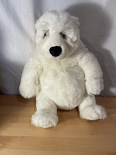 Dakin Lou Rankin Friends 14  Plush White Polar Bear Pre Owned