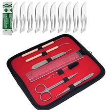 17 pcs Advanced Biology Lab Anatomy Medical Student Dissecting Kit Set Stainless