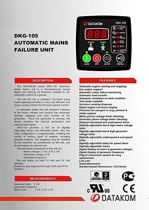 DATAKOM DKG-105 Remout | EBay