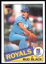 1985 Topps Bud Black Kansas City Royals #412