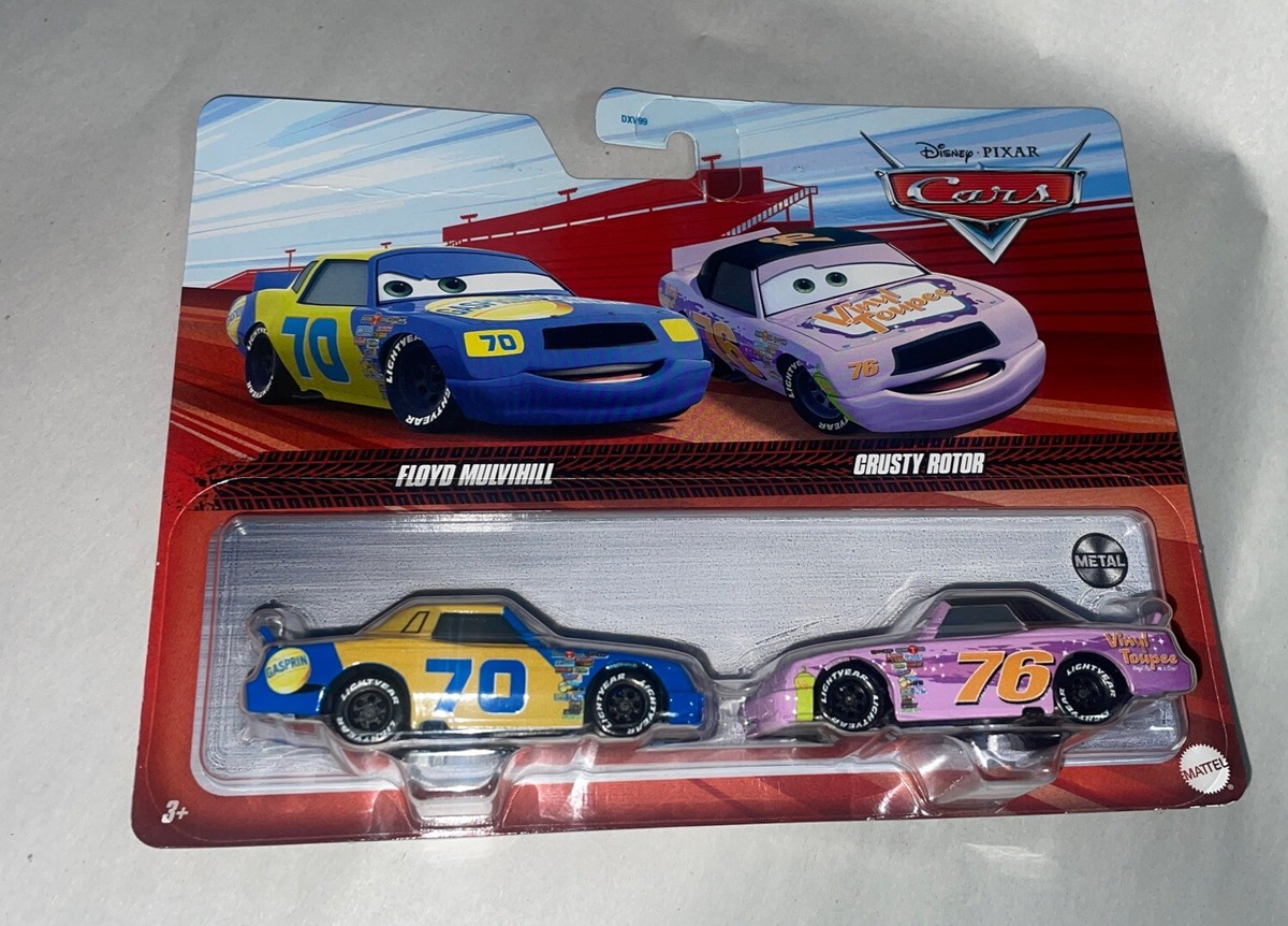 NIP Disney Cars 3 collectible metal Floyd Mulvihill and Crusty