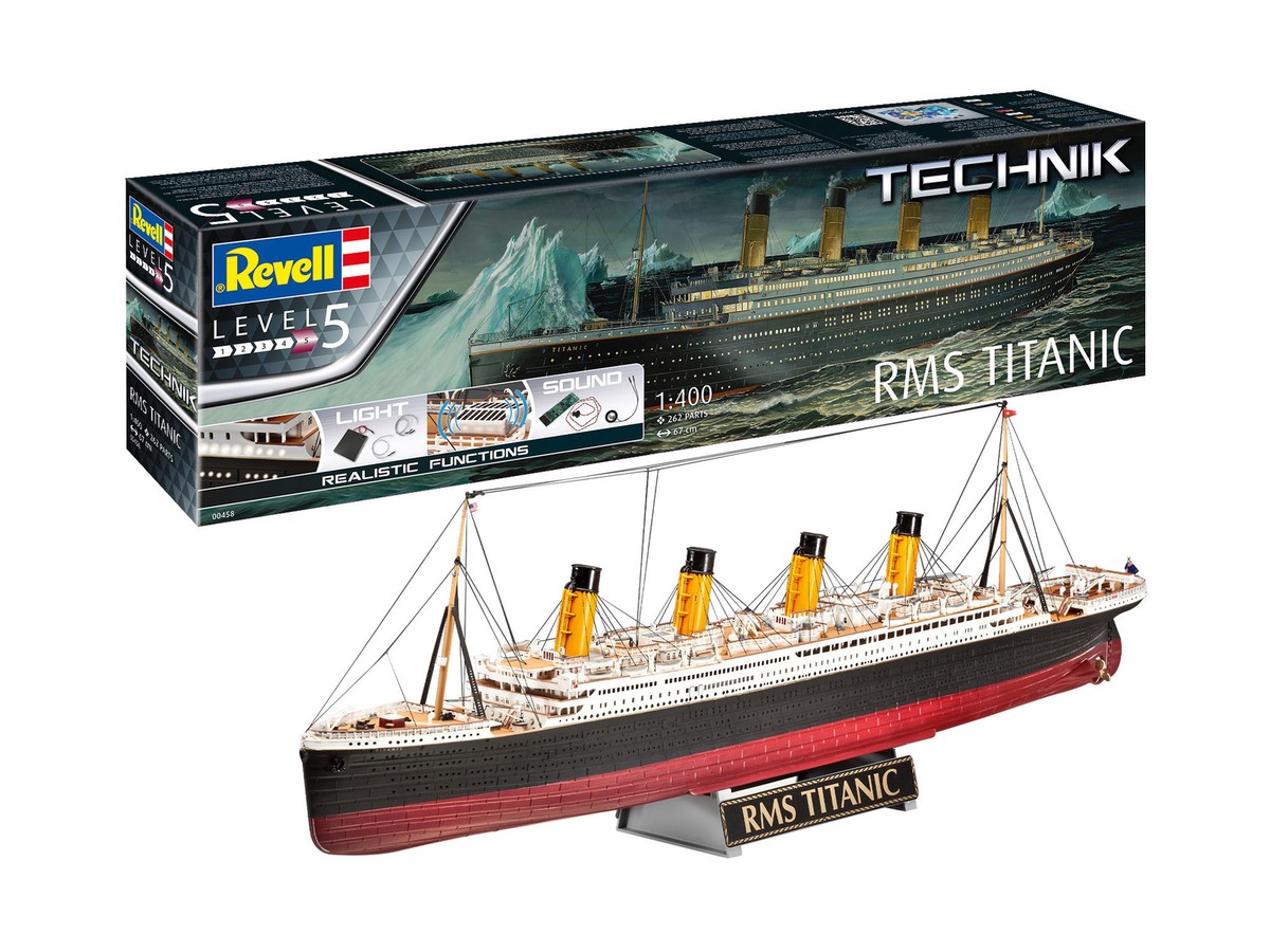 RMS Titanic Technik w/ Realistic Function Light & Sound 1:400