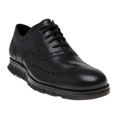 cole haan black leather shoes