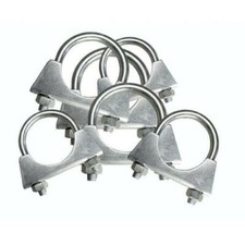 45 x Assorted Pack of Exhaust Clamps 35mm - 51mm Clips U Bolts AP59x3