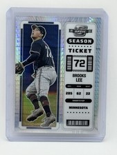 2023 Panini Chronicles Contenders Optic Season Ticket Brooks Lee Hyper Prizm /75
