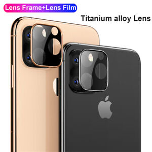 For Iphone 11 Pro Max Xr Camera Lens Screen Metal Tempered Glass Film Protector Ebay