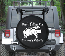 Spare Tire Cover Dont Follow Me Fits Suv Camper Or Rv Accessories 