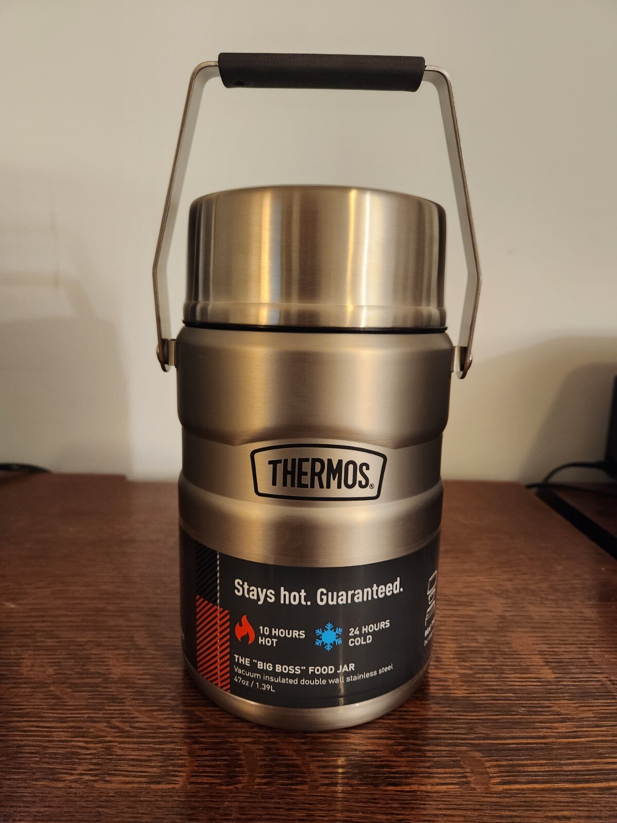 THERMOS BIG BOSS 47 oz FOOD JAR STAINLESS STEEL VACUUM INSULATED BRAND NEW 41205717249 eBay