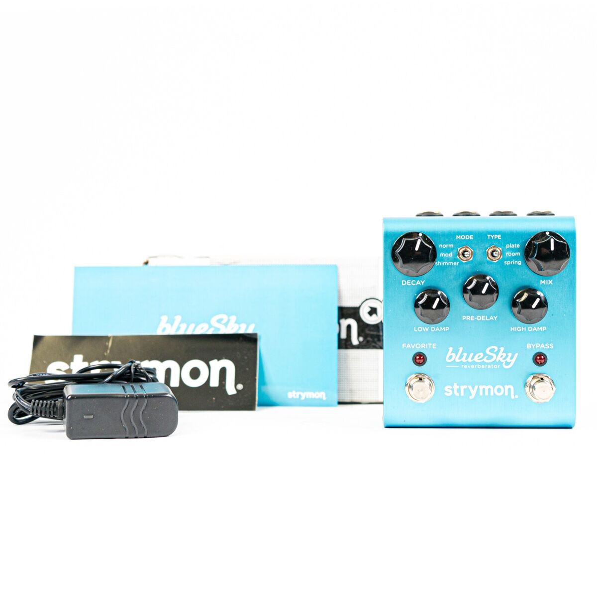 Strymon Bluesky Reverberator V1 Reverb Effect Pedal w/ Box, Manual  