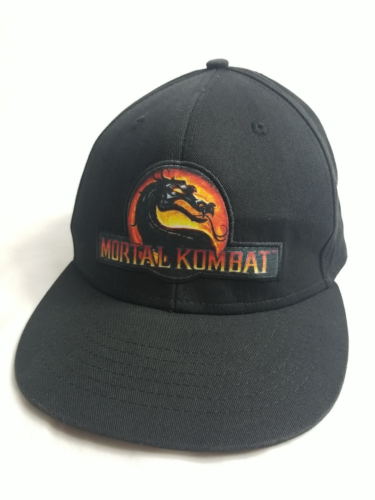Mortal Kombat Black Snapback Ball Cap Hat Gem