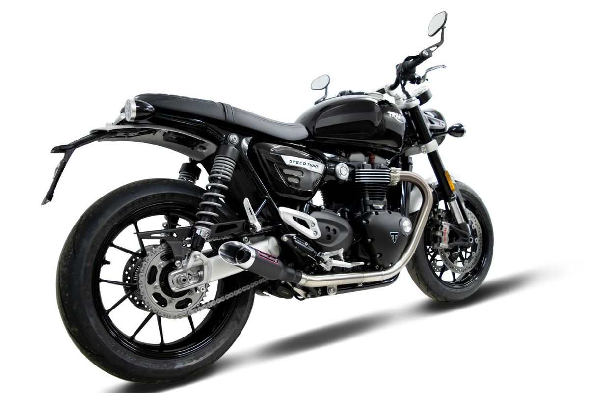 Triumph Speed Twin 1200 (2022) Dual Coffman Slip On Exhausts