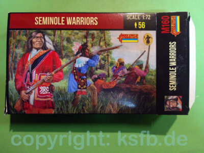 1:72 Strelets M160 Wilder Westen Seminolen Kriege Florida Indianer Kämpfer