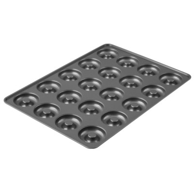 Steel Extra-Large Non-Stick Donut Pan Baking Tray Mold Kitchen 20-Cavity