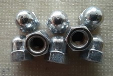 8 x Hutmuttern M 5, neu / ungebraucht