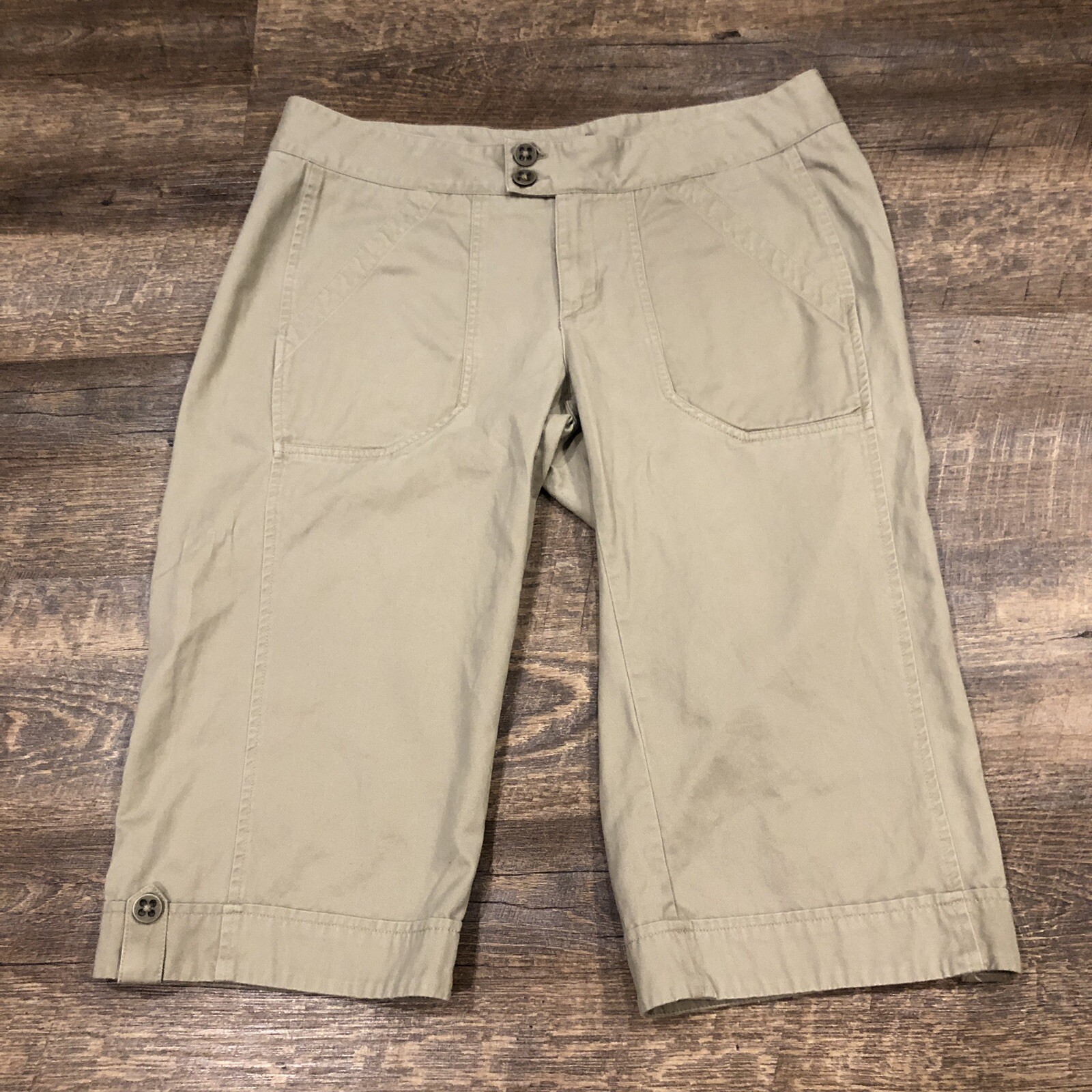 Pantalone Merrell donna 12 marrone kaki cropped elasticizzato comodo donna outdoor 32x17