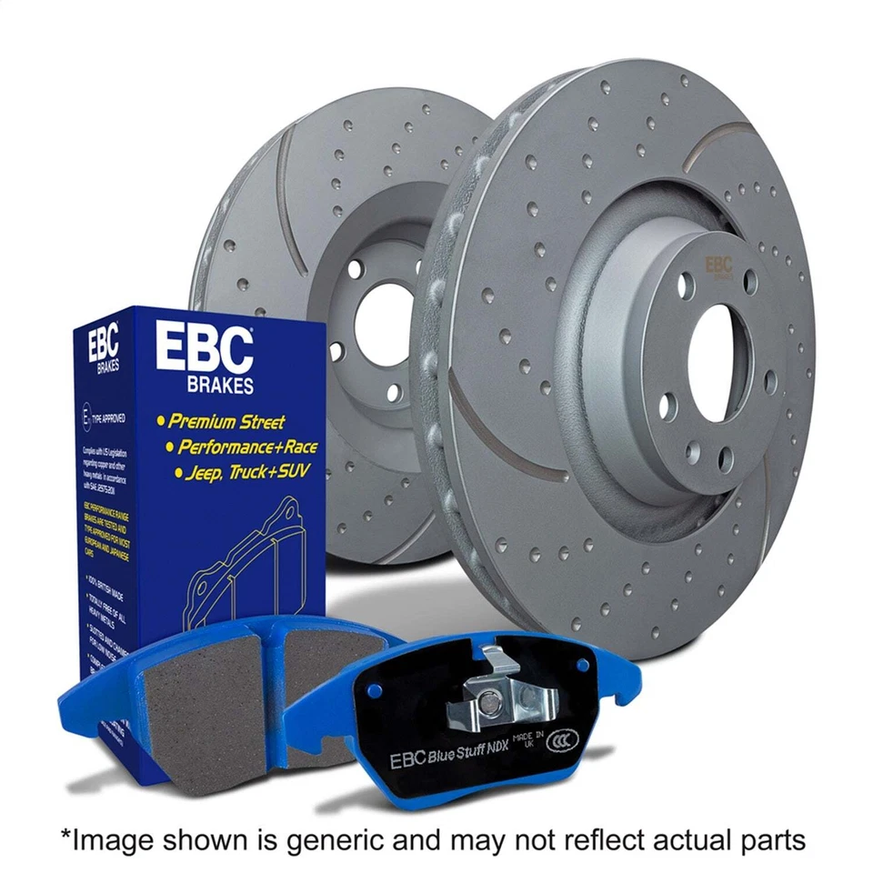 EBC S6KF1248 Stage 6 Dimpled & Slotted Front Brake Kit for 2008-2012 Audi S5 - Image 2 of 4