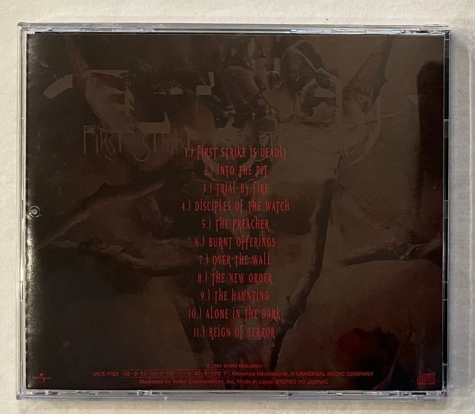 Testament - First Strike Still Deadly (Japan CD w/OBI) Signed by 4 band members Foto 2 de 4