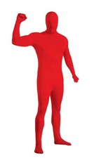 Rubie's Adult Solid Color 2nd Skin, Red, X-Large