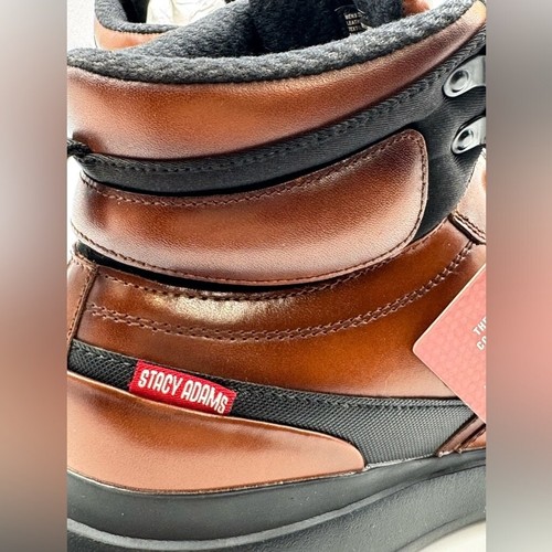 Stivali moda STACY ADAMS uomo Mayson Mid stringati sneaker taglia 11 NUOVI - Foto 9 di 12