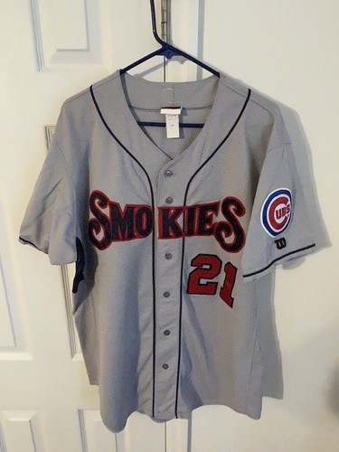 Jorge Soler Game Used Worn Signed Tennessee Smokies 2014 Gray Jersey Chicago Cub - Picture 2 of 9