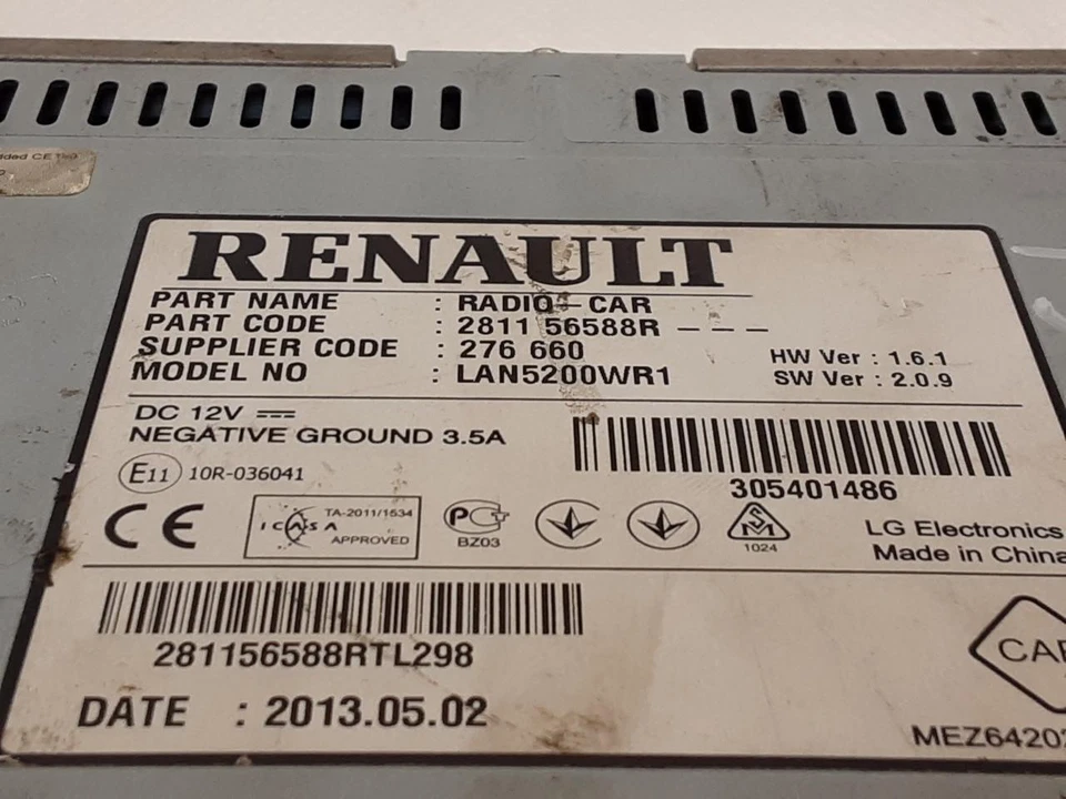 Dacia SANDERO 2013- Radio Autoradio 281156588R - Bild 3 von 3